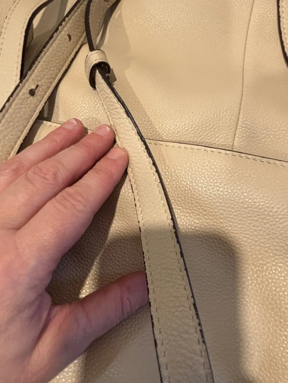 PHILO Beige Convertible Backpack - Picture 13 of 16